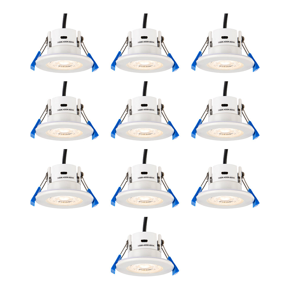 Saxby ShieldECO 5W CCT Dimmable IP65 Fire Rated Downlight