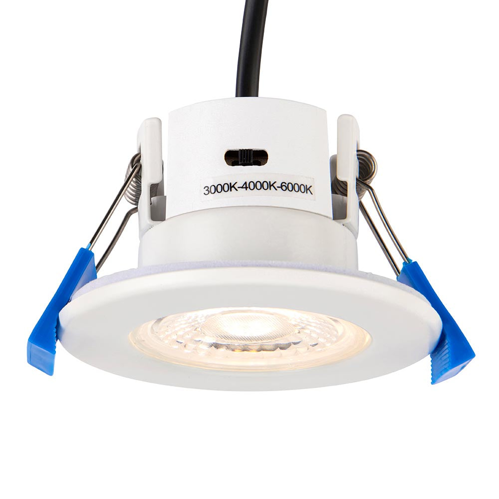 Saxby ShieldECO 5W CCT Dimmable IP65 Fire Rated Downlight
