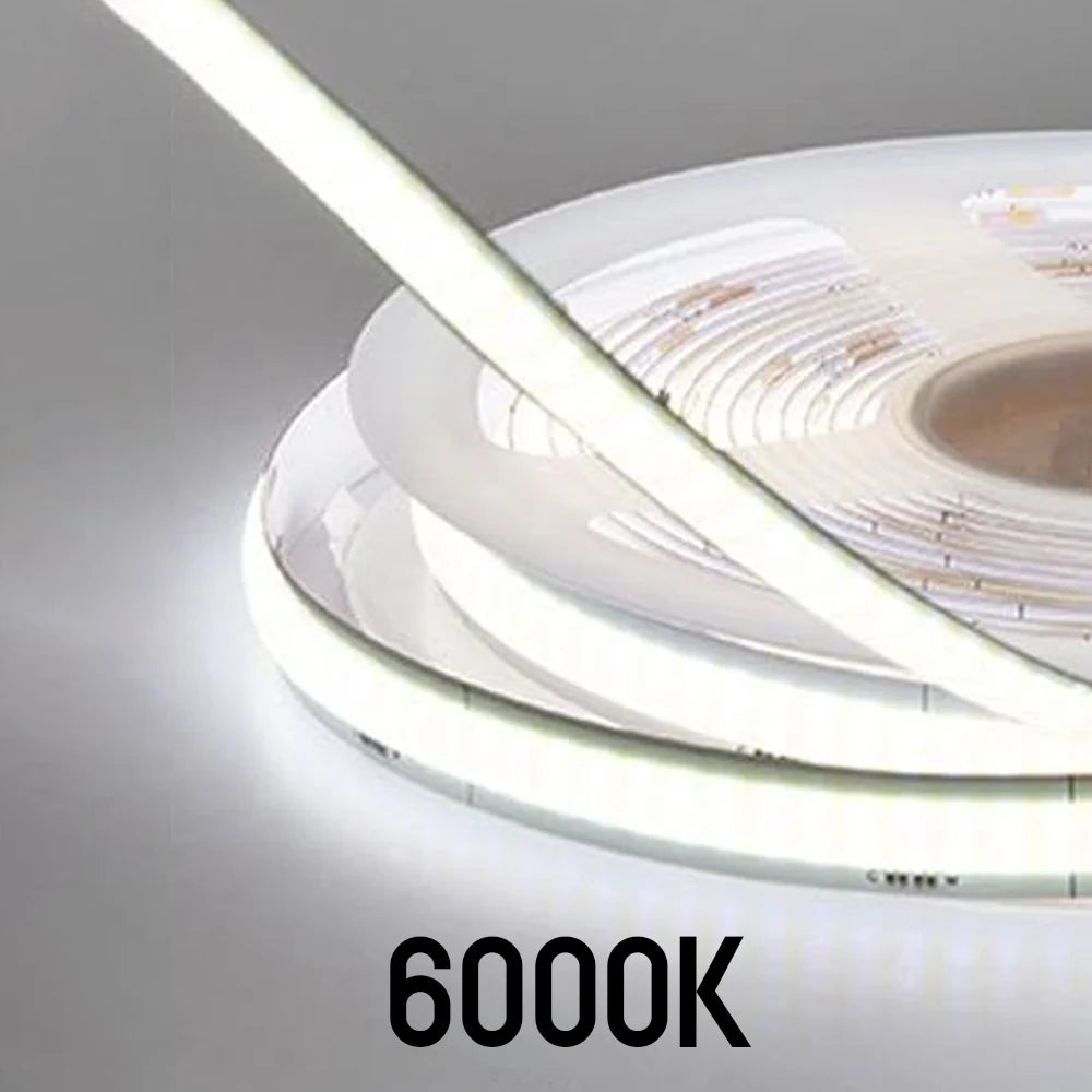 Ener-J Plug-in Self-Adhesive Cuttable Dotless LED Flexible Strip Kit White IP20 (5m)