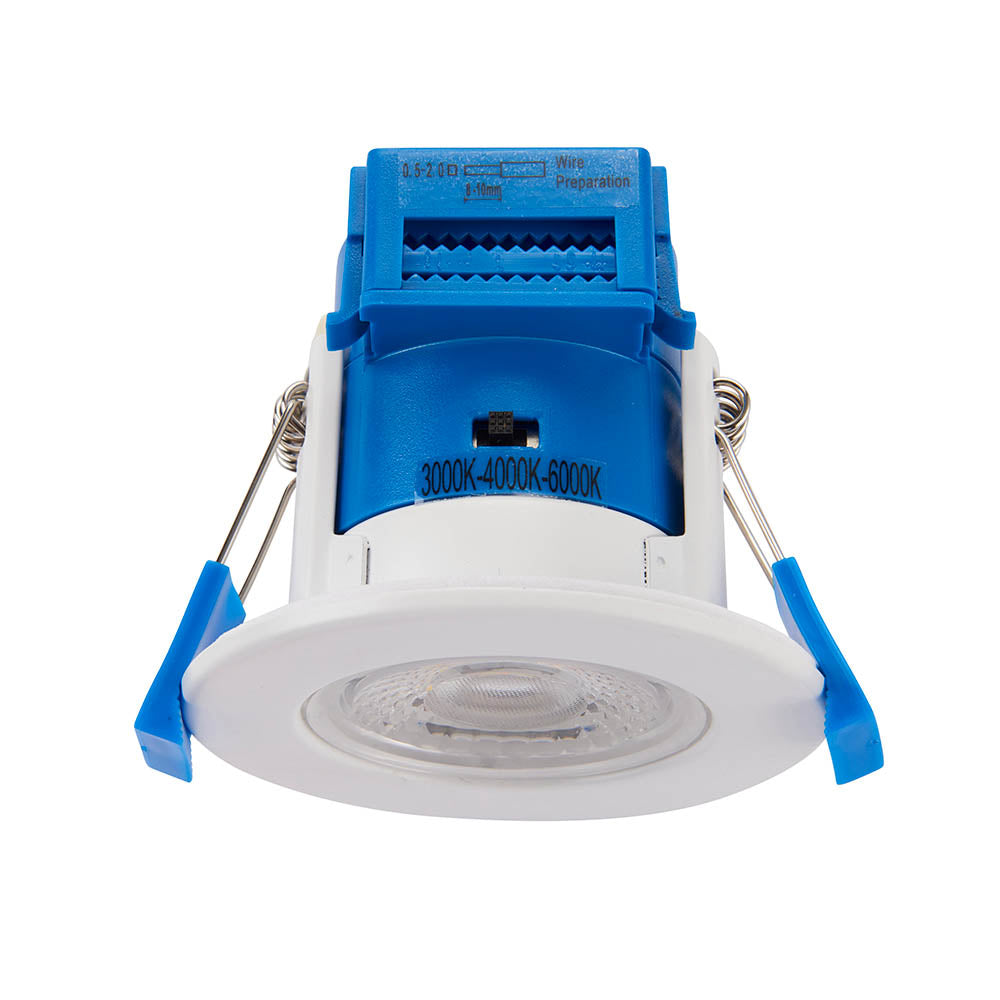 Saxby ShieldECO 5W CCT Dimmable IP65 Fire Rated Downlight