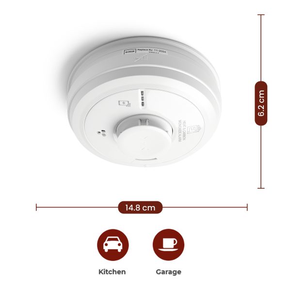 Aico 140e, 3000 & 600 series, Smoke, Heat & CO Alarms. Mains & Wireless