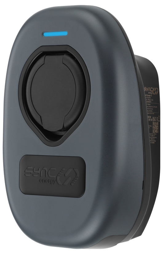 BG SyncEV 7.4kW Single Phase EV Charger Type 2 Socket with Wi-Fi and LAN