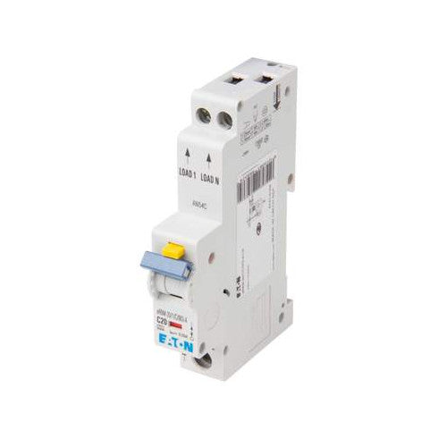 Eaton EMCH120R30C Moeller series xPole 20A 30mA SP C Curve Type A RCBO