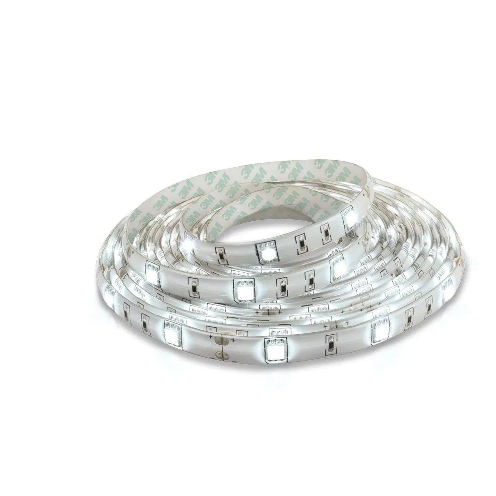 Pheobe Self-Adhesive Plug-in LED Flexible Strip Kit IP65 Warm/Cool White (5m)