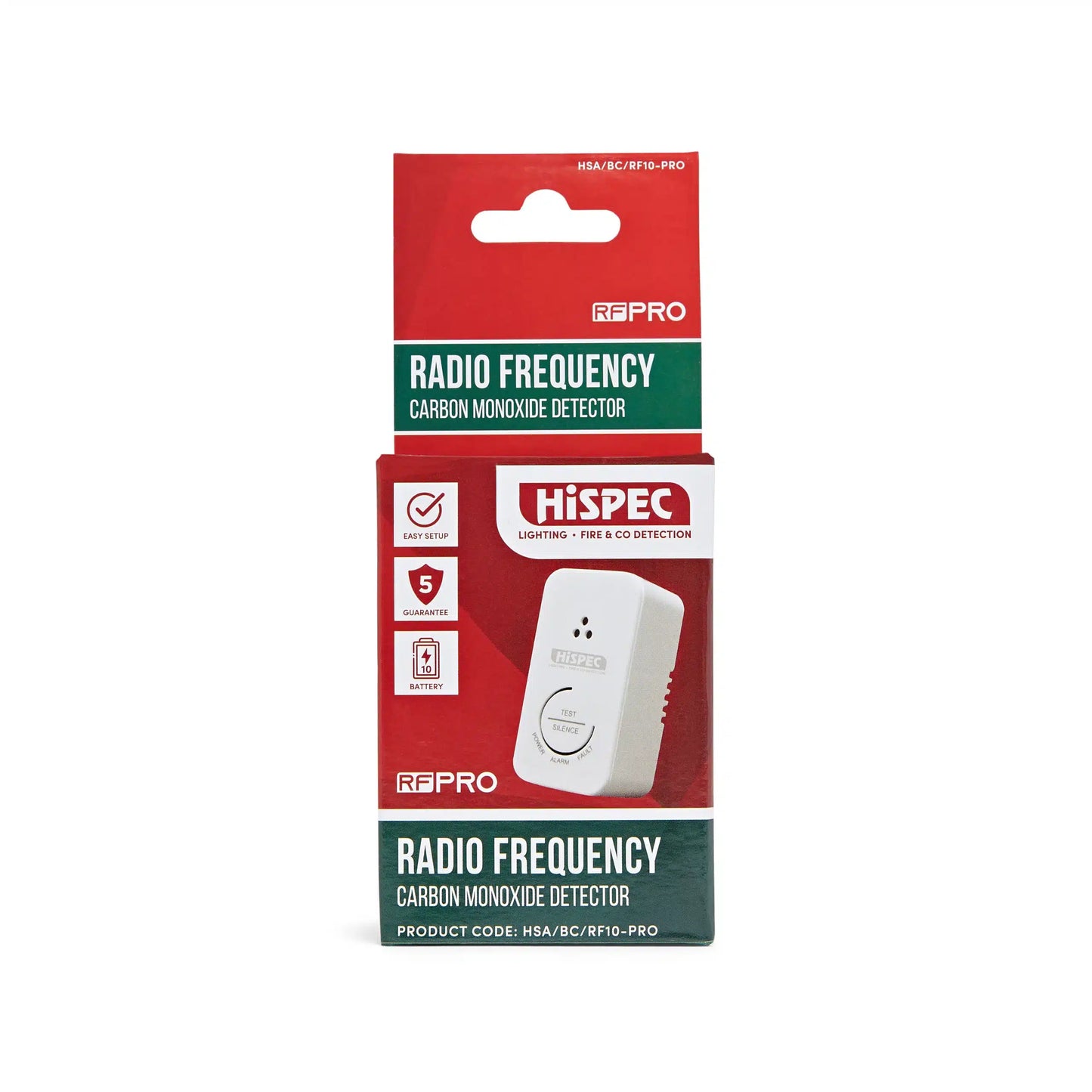 Hispec RF Pro Wireless Interlink 10yr Lithium Smoke, Heat & CO Alarm Kits
