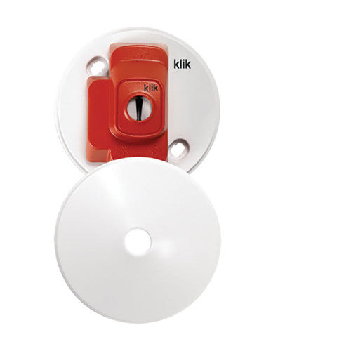 Hager CR64AX Klik 6A 4 Pin Plug-in Ceiling Rose and Cover