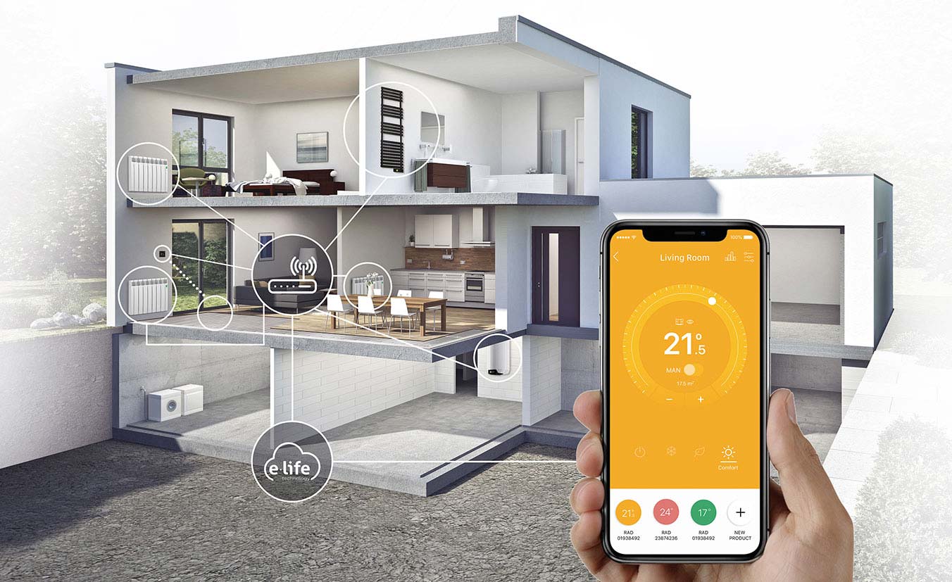 Rointe D Series Electric Oil-Filled Energy-Saving Smart Wifi Radiators White