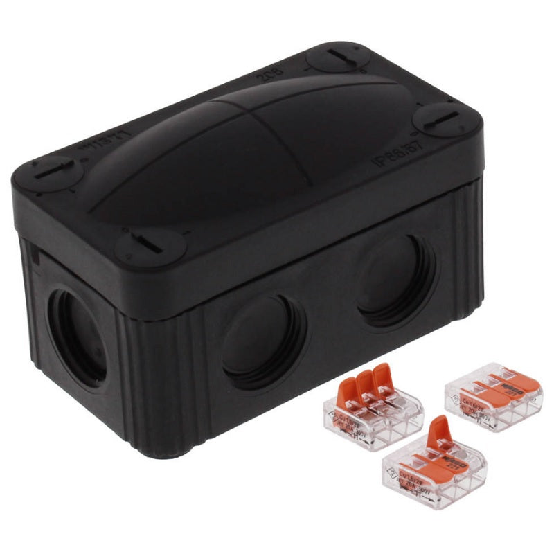Wiska Combi Boxes, All Sizes, Colours, Empty, Terminals, Earthing Clamps, Wagos, IP68 Gel
