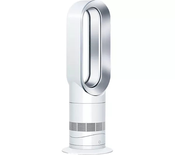 Dyson Hot+Cool™ Jet Focus AM09 fan heater in white/nickel