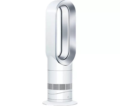 Dyson Hot+Cool™ Jet Focus AM09 fan heater in white/nickel