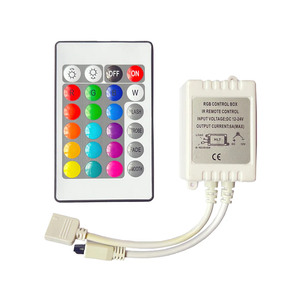 Ener-J Plug-in Self-Adhesive Cuttable Dotless LED Flexible Strip Kit RGB (5m)