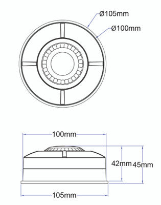 Timeguard SLW360N Surface Mounted PIR Presence Detector