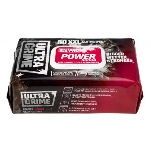 Ultragrime 5920 Power Scrub & Smooth XXL Cloth Wipes (Pack of 480)