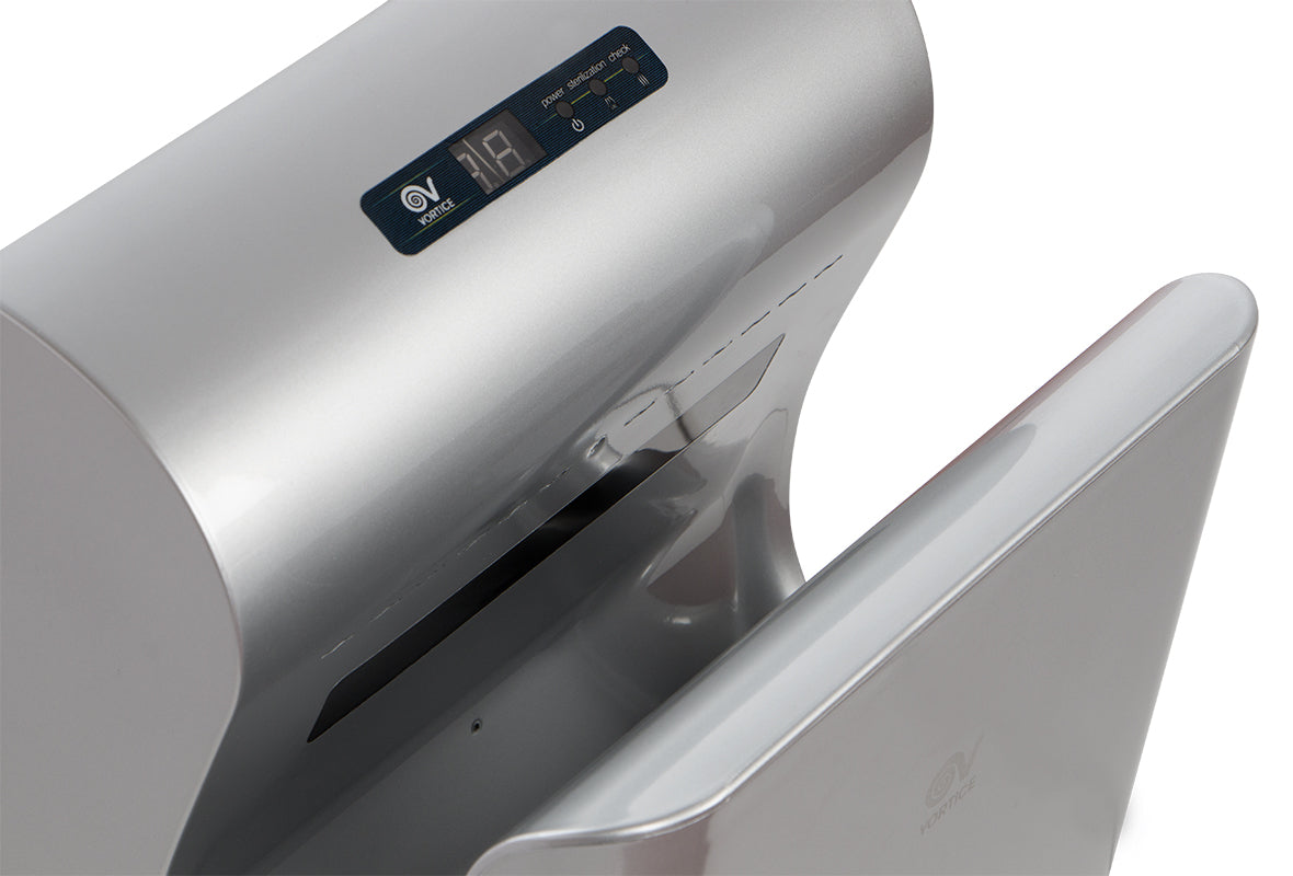 Vortice 70908 Vort Super Dry UV B Silver Airblade Hand Dryer