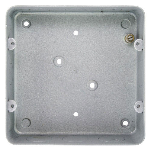 MK Grid Plus Complete Range, Plates, Modules, Yokes, Back Boxes, White, Metal Clad