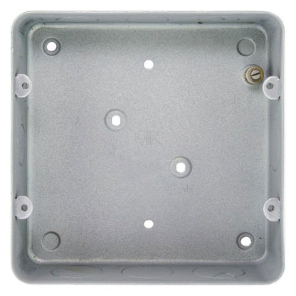 MK Grid Plus Complete Range, Plates, Modules, Yokes, Back Boxes, White, Metal Clad