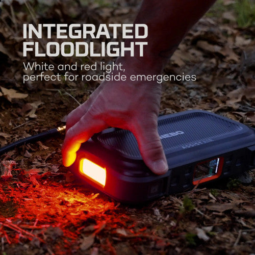 Nebo Assist™ Air All-In-One Jump Starter, Air-Compressor, Charger and Floodlight