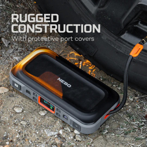 Nebo Assist™ Air All-In-One Jump Starter, Air-Compressor, Charger and Floodlight