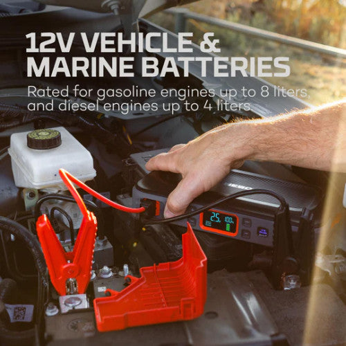 Nebo Assist™ Air All-In-One Jump Starter, Air-Compressor, Charger and Floodlight