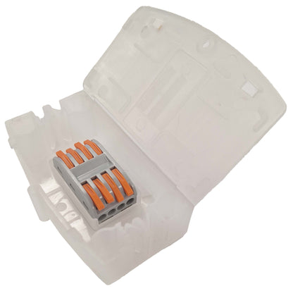 Deligo Fast-Fix Choc Box Enclosure with 32A 4 Pole Lever Splice Connector