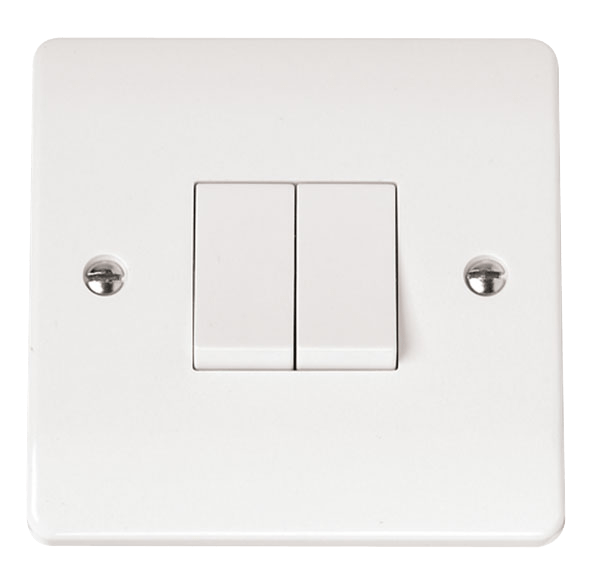 Click Mode Premium White Round Edge Switches, Sockets & Accessories