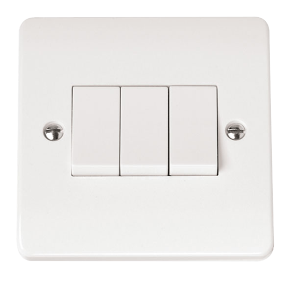 Click Mode Premium White Round Edge Switches, Sockets & Accessories