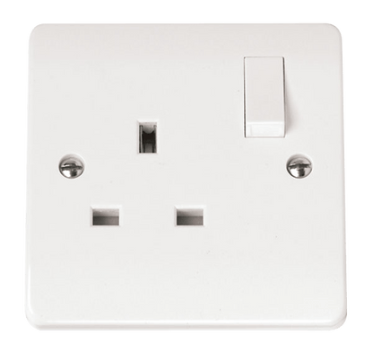 Click Mode Premium White Round Edge Switches, Sockets & Accessories