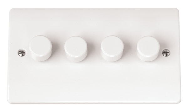 Click Mode Premium White Round Edge Switches, Sockets & Accessories