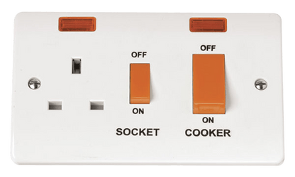 Click Mode Premium White Round Edge Switches, Sockets & Accessories