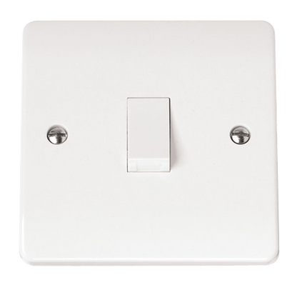 Click Mode Premium White Round Edge Switches, Sockets & Accessories