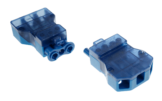 Click Flow CT103C 250V 20A 3 Pole Complete Connector (Fast-Fit Cable Clamps)