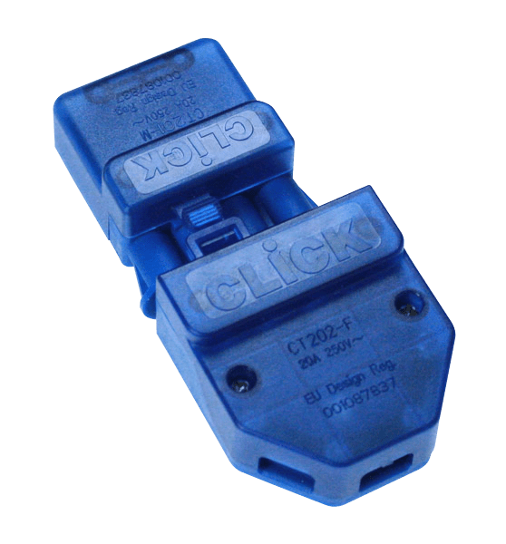 Click Flow CT202C 250V 20A 4 Pole Complete Connector (Screw Cable Clamps)