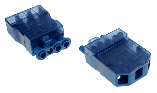 Click Flow CT203C 250V 20A 4 Pole Complete Connector (Fast-Fit Cable Clamps)