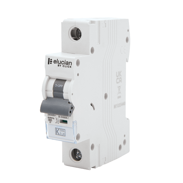 Elucian 1 Pole True 6kA B Curve 6-63A MCB