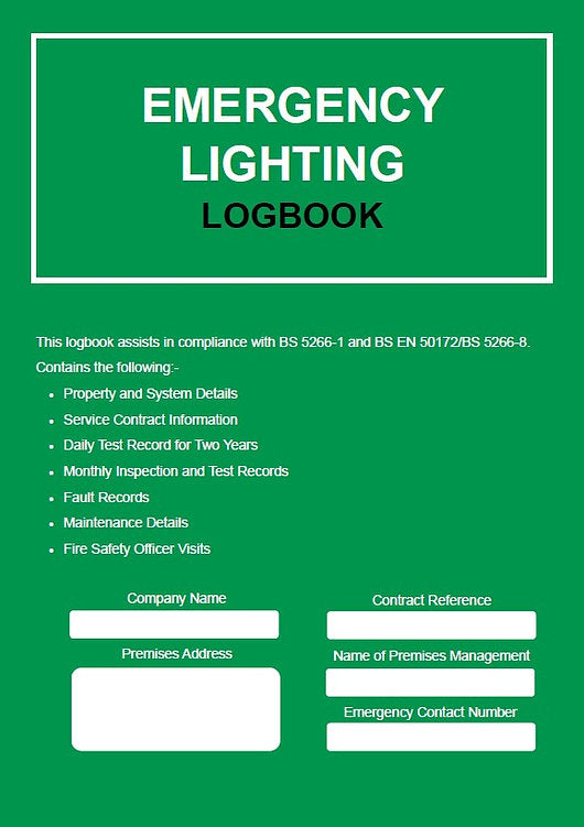 Docs-Store DOCELLB16 Emergency Lighting Log book