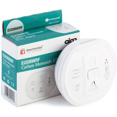 Aico Ei208WRF RadioLINK+ Battery Carbon Monoxide (CO) Alarm 10yr Lithium