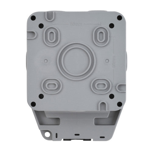 ELEX WP1GSS IP66 Outdoor Single 1 Gang 13A Double Pole DP Switched Socket with Power Indicator