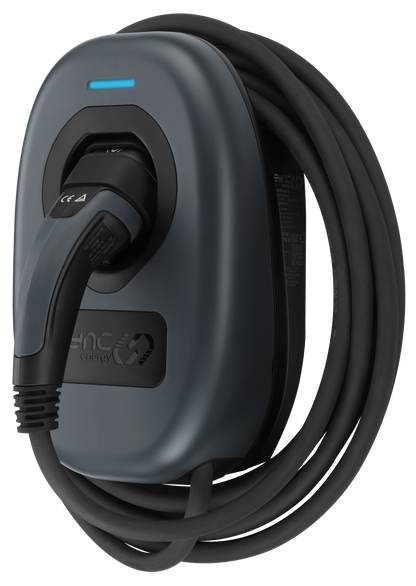 BG SyncEV 7.4kW Single Phase EV Charger Type 2 Tethered with Wi-Fi and LAN