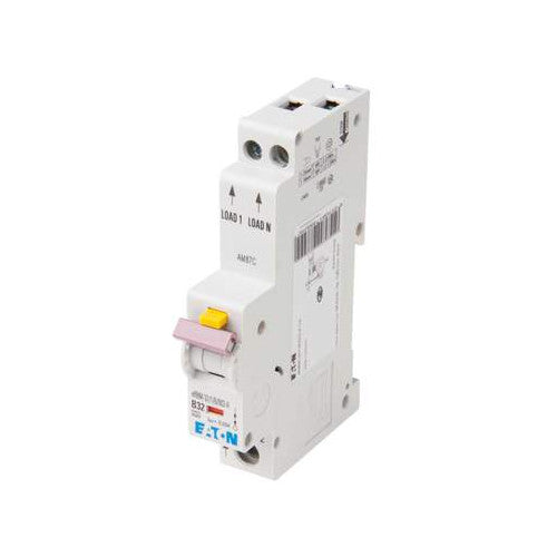 Eaton EMCH116R30C Moeller series xPole 16A 30mA SP C Curve Type A RCBO