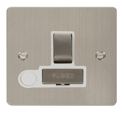 Click Define Stainless Steel Flat Plate Switches Sockets USB Ingot White