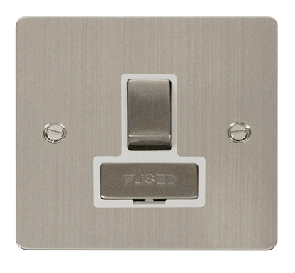 Click Define Stainless Steel Flat Plate Switches Sockets USB Ingot White