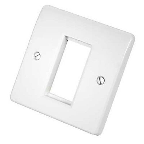 MK Logic Plus Complete Range, Sockets, Switches, Spurs, Euro Plates, White Moulded