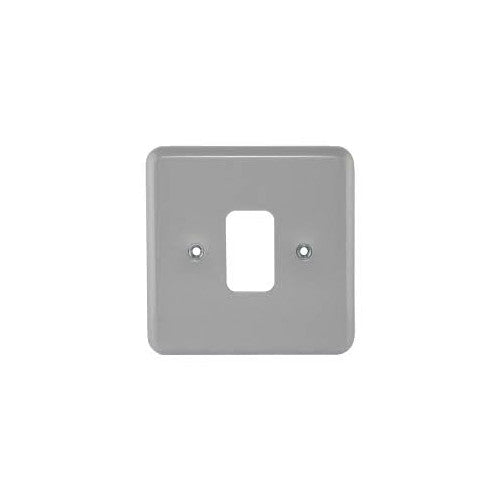 MK Grid Plus Complete Range, Plates, Modules, Yokes, Back Boxes, White, Metal Clad