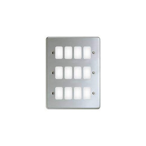 MK Grid Plus Complete Range, Plates, Modules, Yokes, Back Boxes, White, Metal Clad