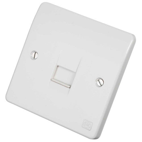 MK Logic Plus Complete Range, Sockets, Switches, Spurs, Euro Plates, White Moulded
