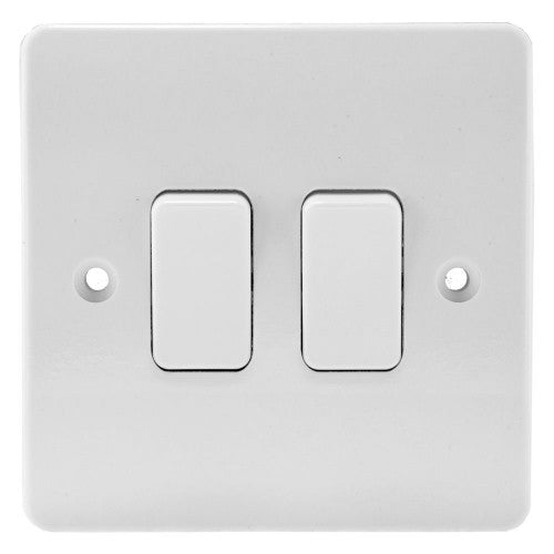 MK Logic Plus Complete Range, Sockets, Switches, Spurs, Euro Plates, White Moulded