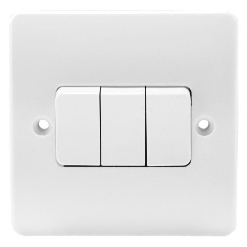 MK Logic Plus Complete Range, Sockets, Switches, Spurs, Euro Plates, White Moulded