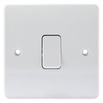 MK Logic Plus Complete Range, Sockets, Switches, Spurs, Euro Plates, White Moulded