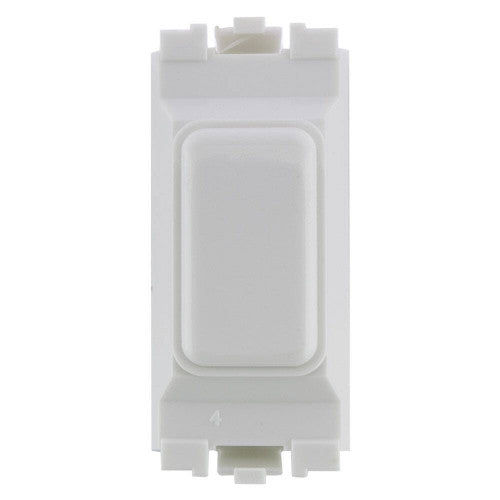 MK Grid Plus Complete Range, Plates, Modules, Yokes, Back Boxes, White, Metal Clad