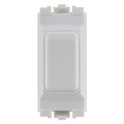 MK Grid Plus Complete Range, Plates, Modules, Yokes, Back Boxes, White, Metal Clad